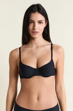 New ETAM Sujetador sin relleno de microfibra NEGRO