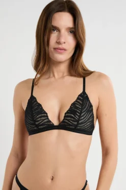 Best ETAM Sujetador triangular de encaje NEGRO