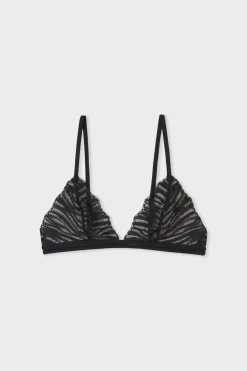 Best ETAM Sujetador triangular de encaje NEGRO