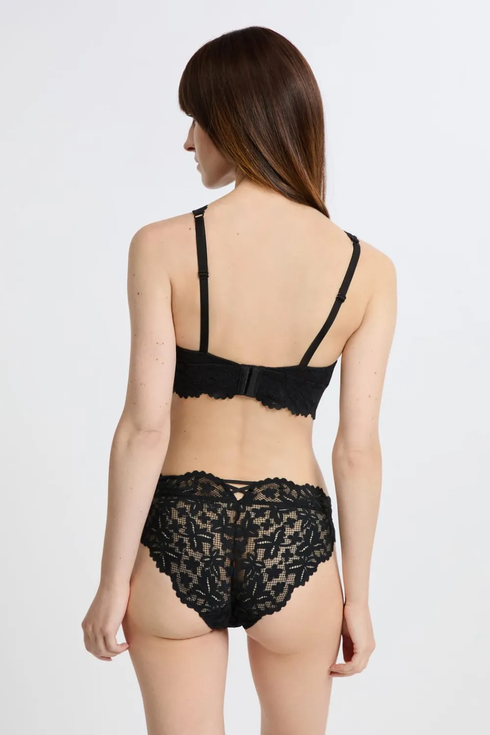 Best ETAM Sujetador triangular sin aros post-mastectomía NEGRO