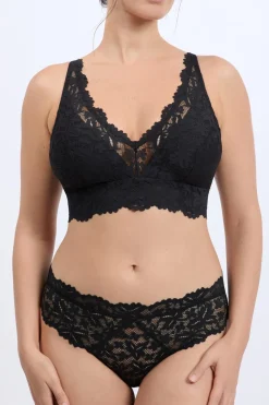 Best ETAM Sujetador triangular sin aros post-mastectomía NEGRO