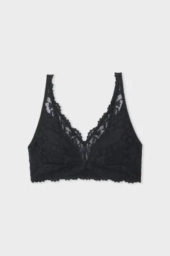 Best ETAM Sujetador triangular sin aros post-mastectomía NEGRO