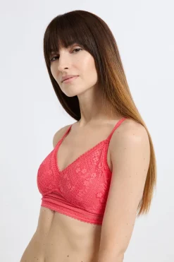 Clearance ETAM Sujetador triangular sin aros post-mastectomía CORAL
