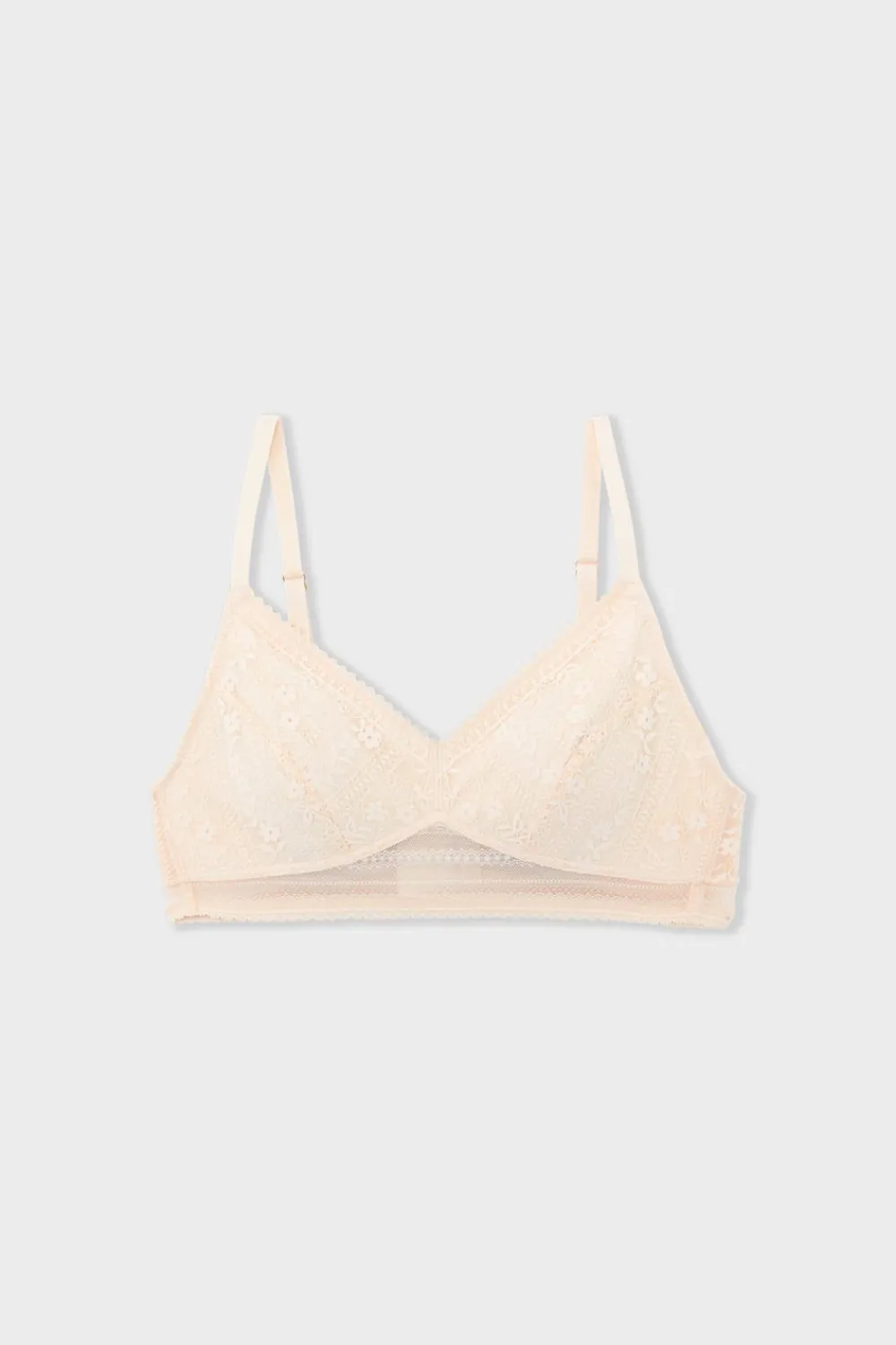 Best ETAM Sujetador triangular sin aros post-mastectomía ROSA NUDE