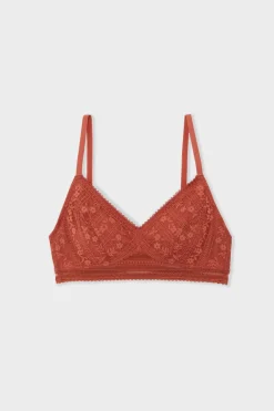 Clearance ETAM Sujetador triangular sin aros post-mastectomía MARRÓN