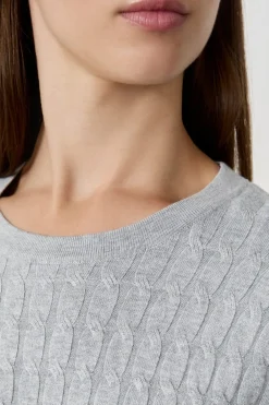 Hot ETAM Suéter cuello redondo GRIS