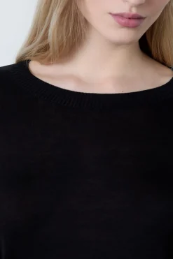Online ETAM Suéter cuello redondo NEGRO
