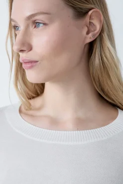 Hot ETAM Suéter cuello redondo BLANCO