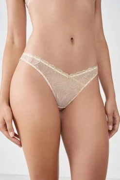 Outlet ETAM Tanga bordado ORO