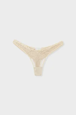 Outlet ETAM Tanga bordado ORO