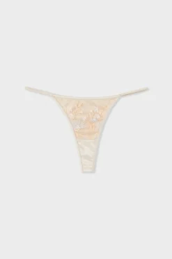 Hot ETAM Tanga con bordado DUNE