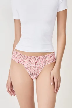Sale ETAM Tanga de encaje ESTAMPADO