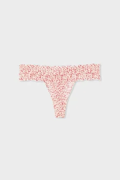 Sale ETAM Tanga de encaje ESTAMPADO