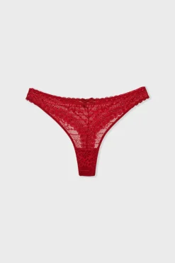 Best ETAM Tanga de encaje CARDINAL