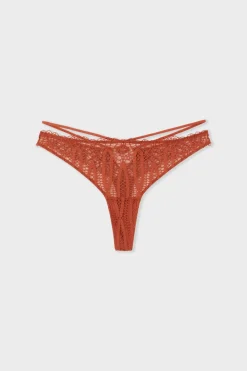 Hot ETAM Tanga de encaje MARR&Oacute;N