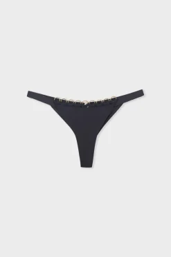 Best ETAM Tanga de microfibra NEGRO