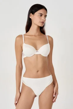 New ETAM Tanga de microfibra satinada CRUDO
