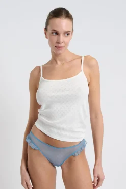 Online ETAM Tanga de tul AZUL CIELO