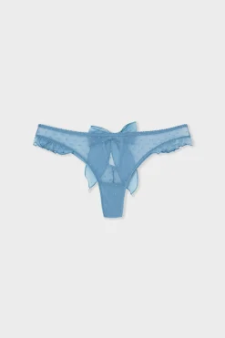 Online ETAM Tanga de tul AZUL CIELO