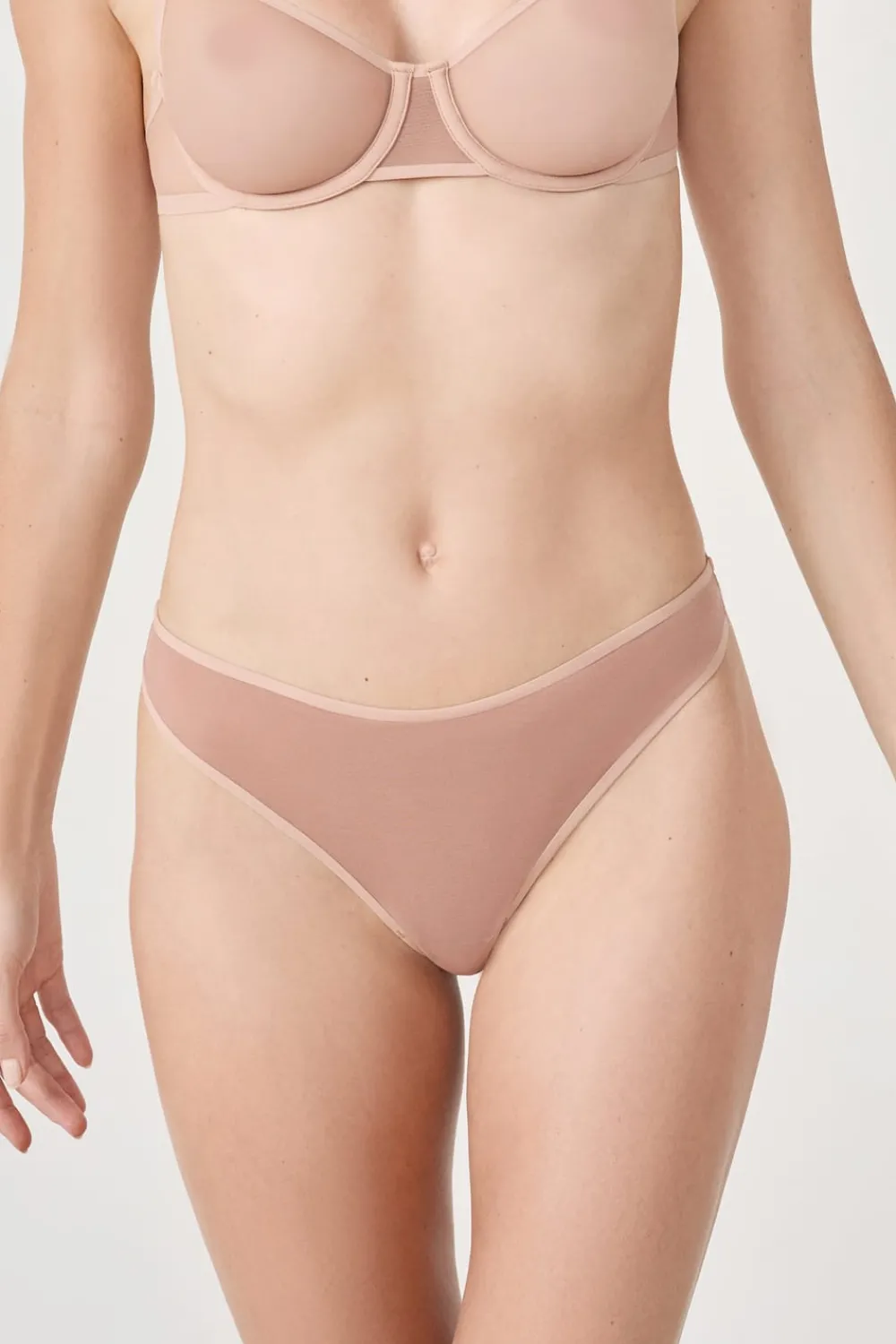 Online ETAM Tanga de tul BLUSH