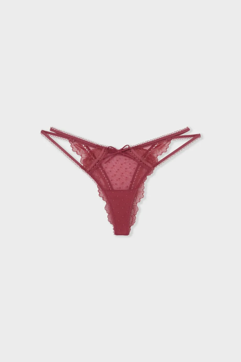 Clearance ETAM Tanga de tul y encaje GRENADINE