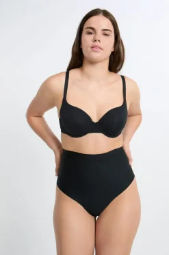 Online ETAM Tanga moldeador - fuerte sujeción NEGRO
