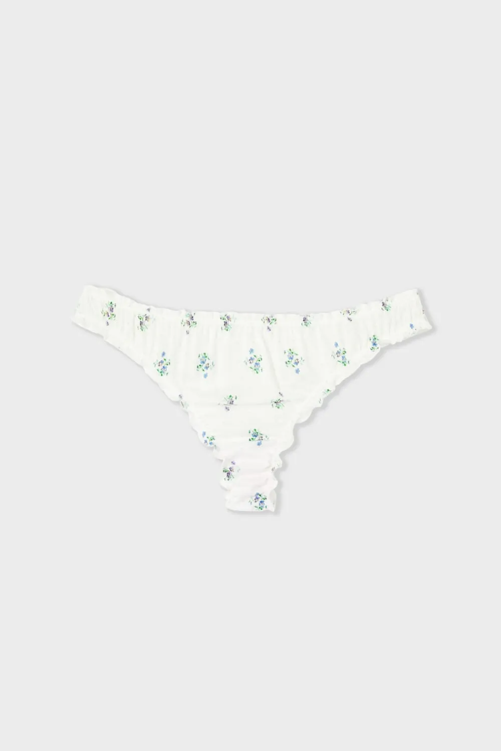 Online ETAM Tanga satinado estampado ESTAMPADO FONDO BLANCO