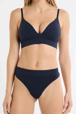 Sale ETAM Tanga sin costuras MARINO