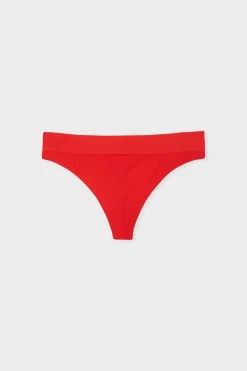 Clearance ETAM Tanga sin costuras ROJO