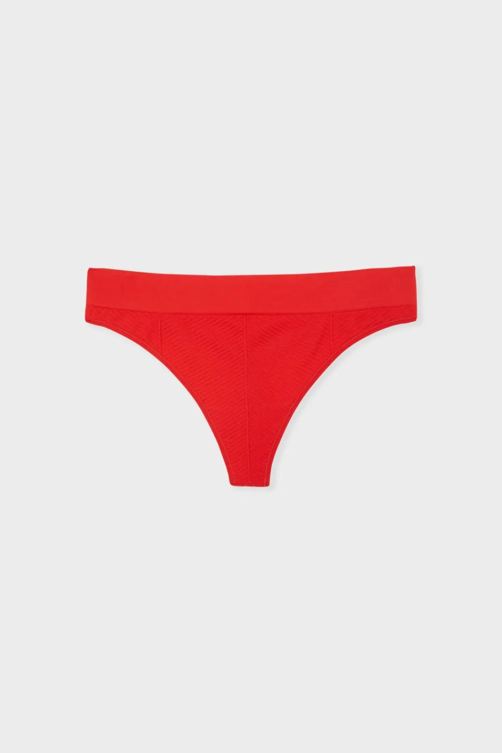 Clearance ETAM Tanga sin costuras ROJO