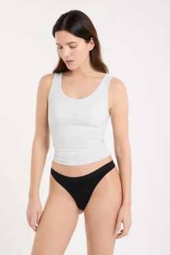 New ETAM Tanga sin costuras NEGRO