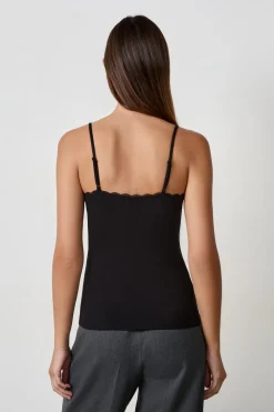 Sale ETAM Top 100% algodón NEGRO