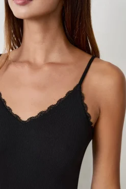 Sale ETAM Top 100% algodón NEGRO