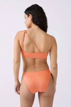 Hot ETAM Top bikini asimétrico NARANJA