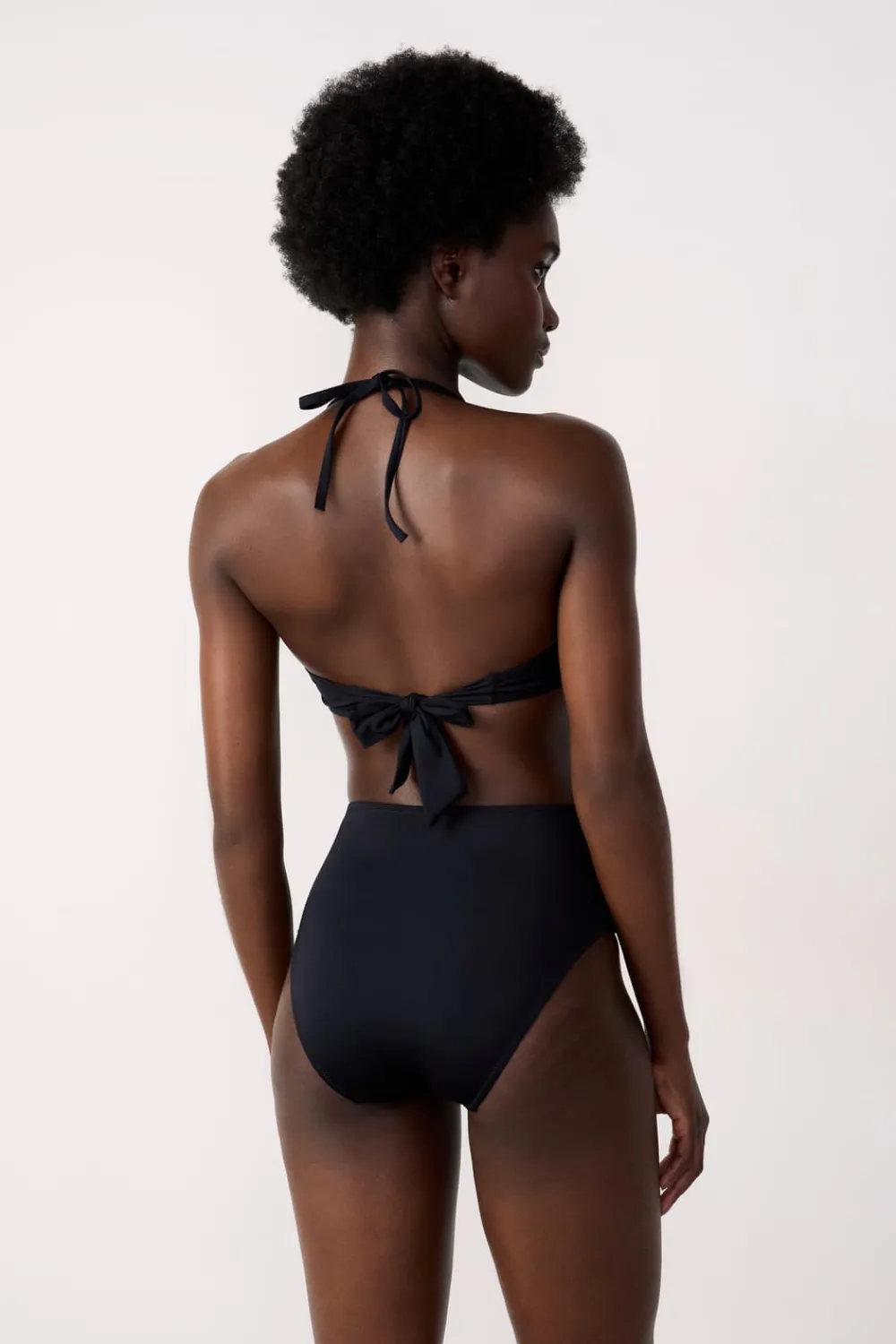 Sale ETAM Top bikini push-up con aros NEGRO