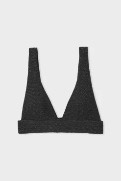 Best ETAM Top bikini triangular Plata