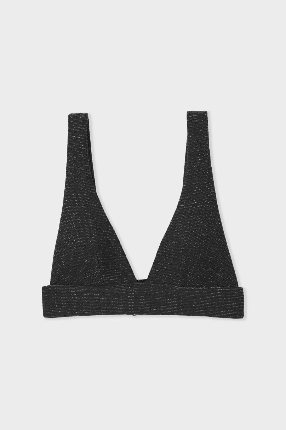 Best ETAM Top bikini triangular Plata