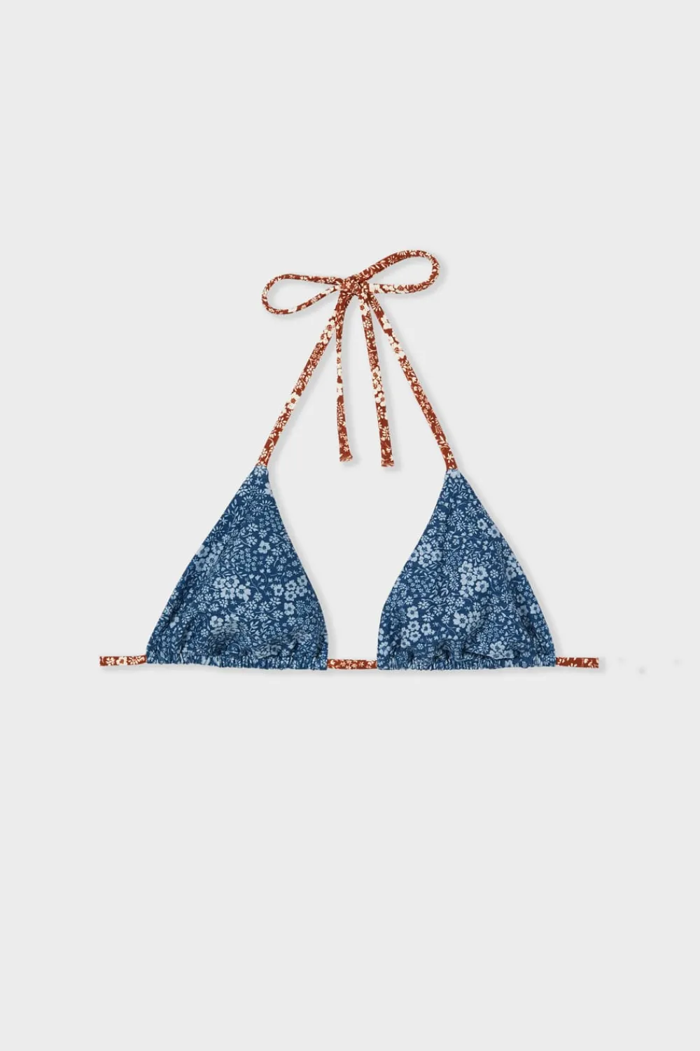 Outlet ETAM Top bikini triangular floral ESTAMPADO