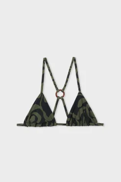 Hot ETAM Top bikini triangular ESTAMPADO