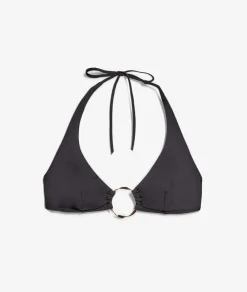 Best ETAM Top bikini triángulo con detalle de anillas La modelo mide 1m75 y viste S