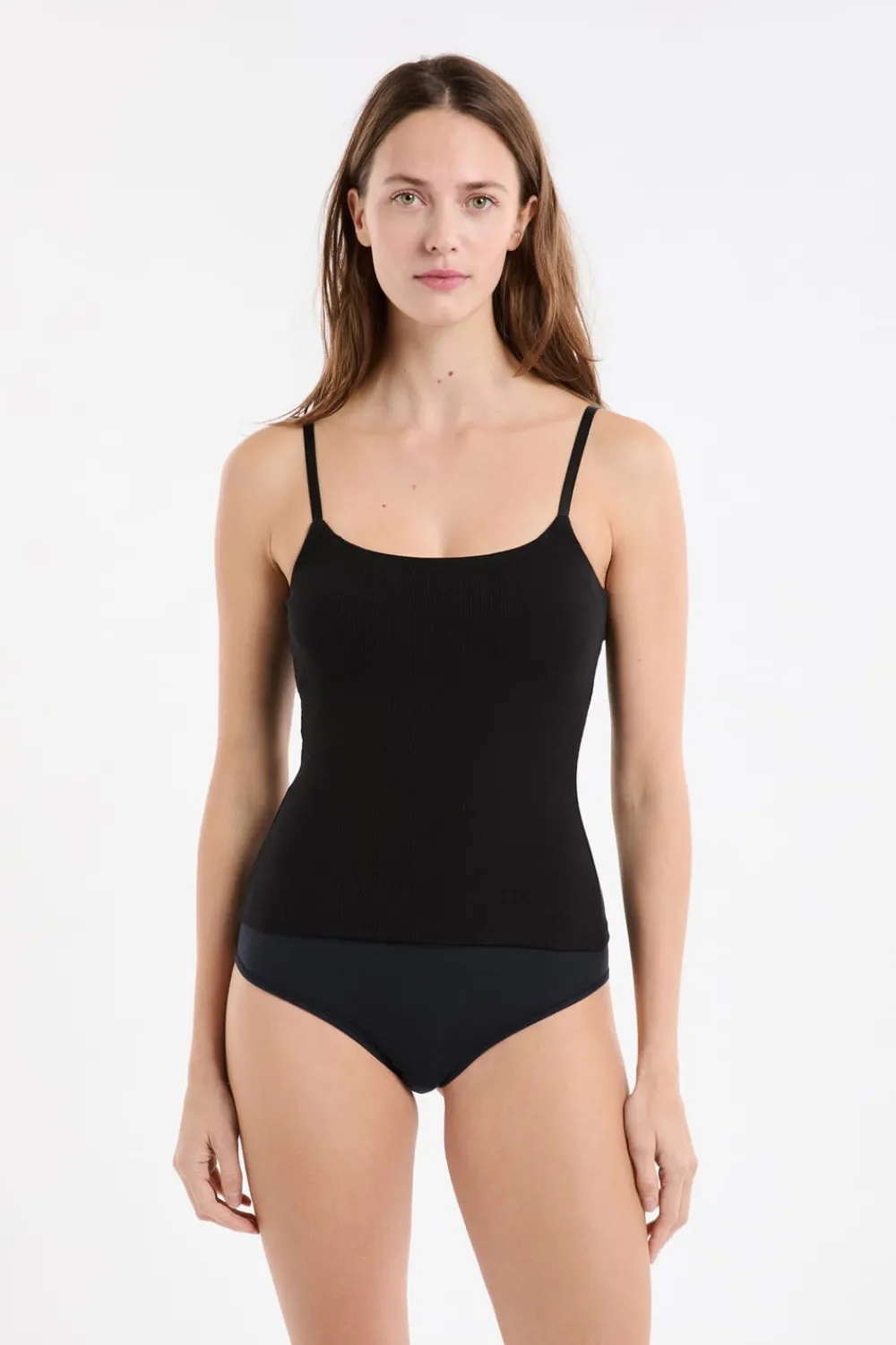 Hot ETAM Top con sujetador integrado NEGRO