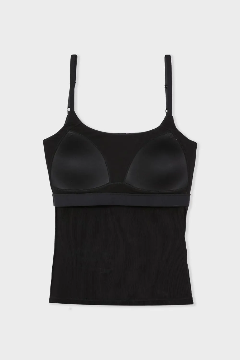 Hot ETAM Top con sujetador integrado NEGRO