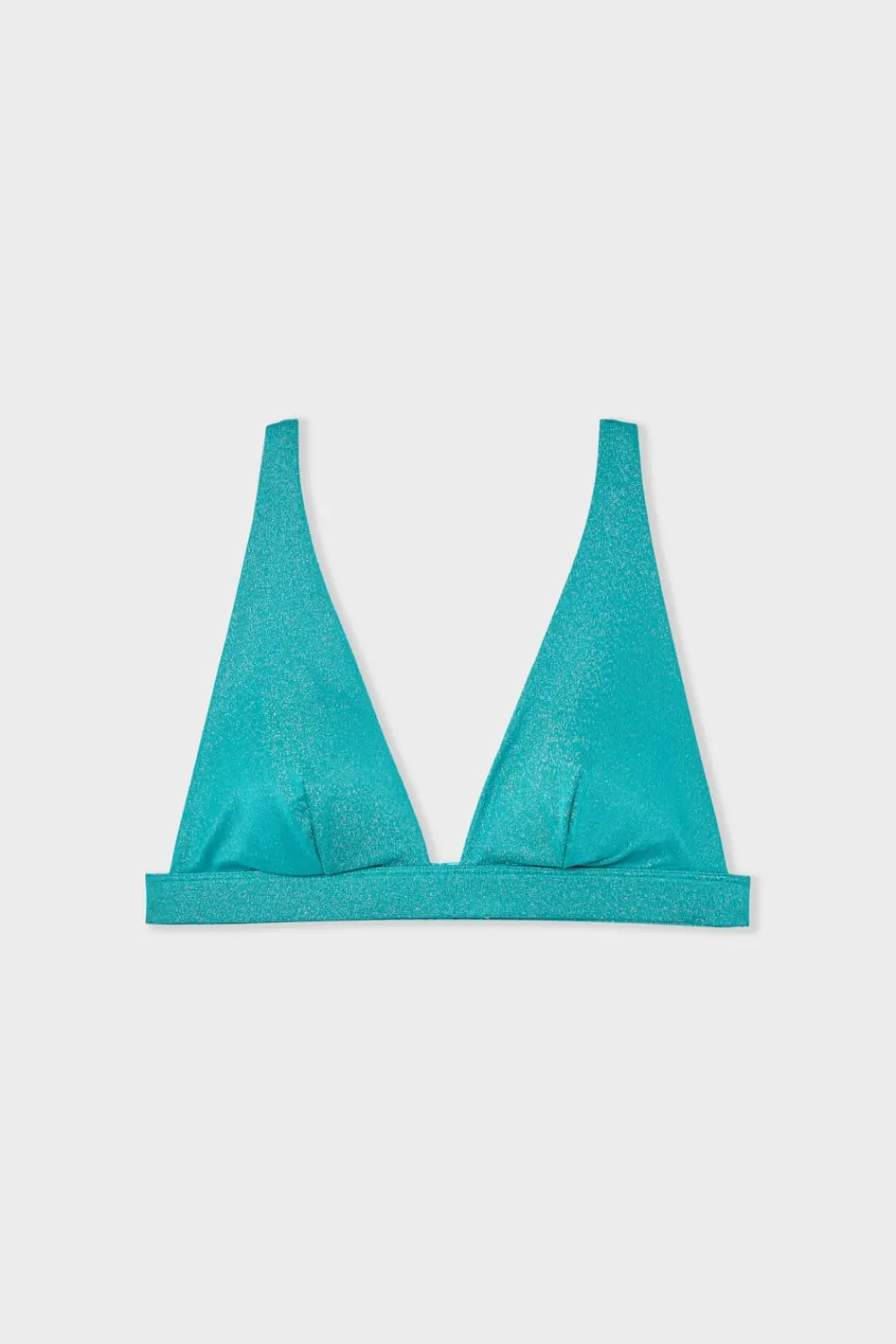 Clearance ETAM Top de bikini triangular AZUL VERDOSO