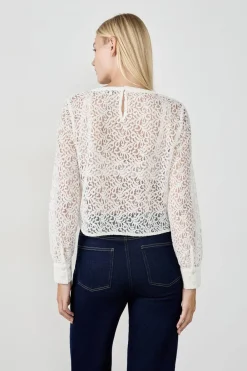 Outlet ETAM Top de encaje ECRU