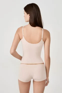 Sale ETAM Top de tirantes de microfibra LINO