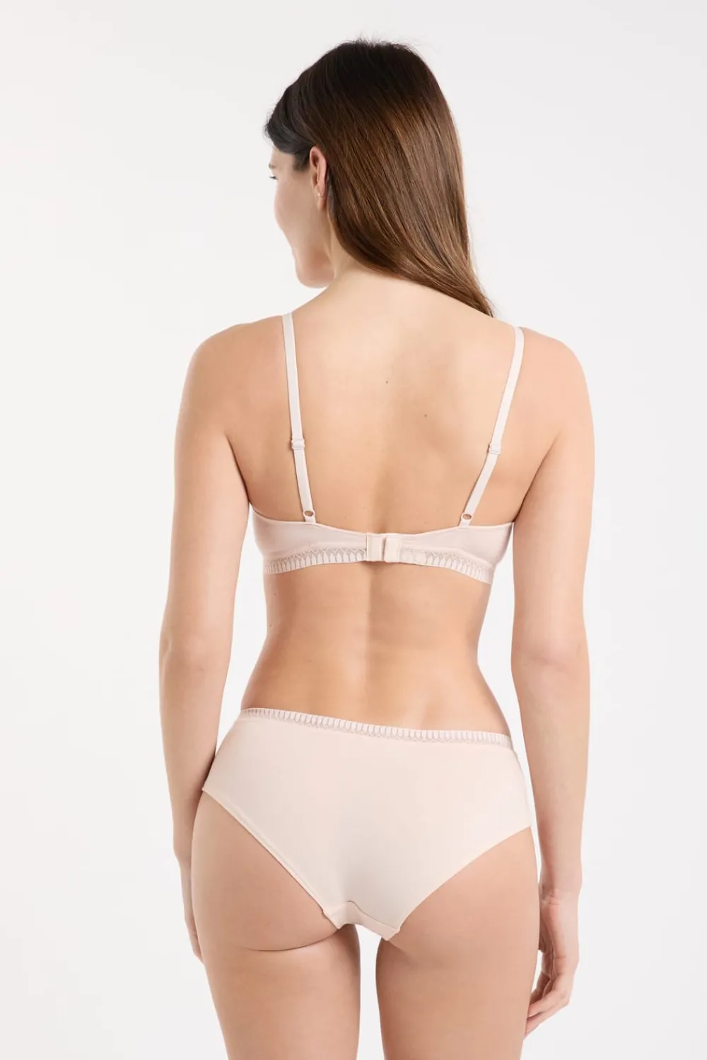 Clearance ETAM Triángulo sin aros, almohadillas de algodón extraíbles ROSA PÁLIDO