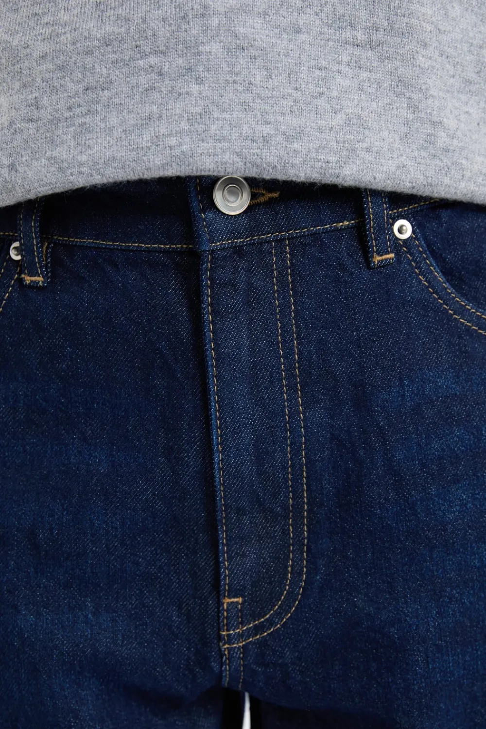 Outlet ETAM Vaqueros de corte recto azul denim