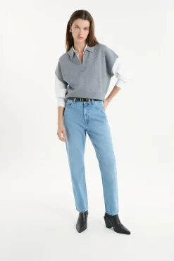 Online ETAM Vaqueros de corte recto AZUL REAL