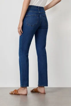 Sale ETAM Vaqueros de pierna recta AZUL REAL
