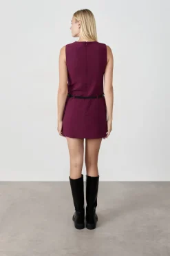 ETAM Vestido corto con cinturón CASSIS